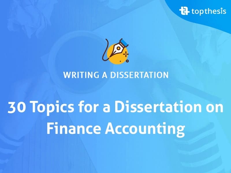 accounting dissertation topics 2021